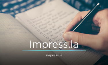 Impress.la - Creative brandable domain for sale