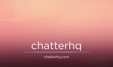 ChatterHQ - Creative premium company names for sale