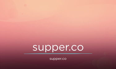 Supper.co - Creative brandable domain for sale