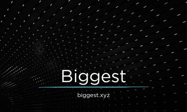 Biggest.xyz - Creative brandable domain for sale