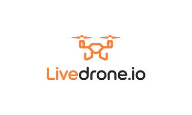 LiveDrone.io - Creative brandable domain for sale