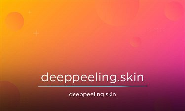 DeepPeeling.skin - Creative brandable domain for sale