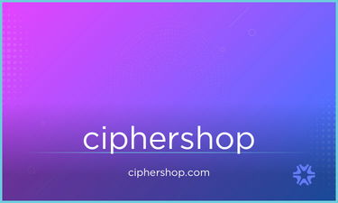 CipherShop.com - Creative brandable domain for sale