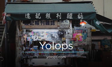 Yolops.com - Creative brandable domain for sale