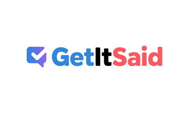 GetItSaid.com - Creative brandable domain for sale