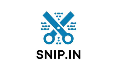 Snip.in - Creative brandable domain for sale