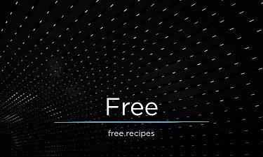 Free.recipes - Creative brandable domain for sale