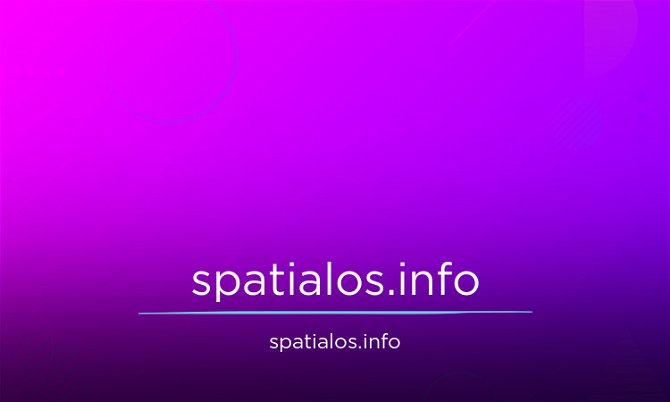 SpatialOS.info