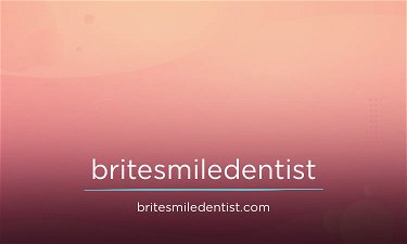 BriteSmileDentist.com - Creative brandable domain for sale