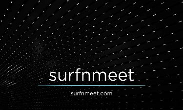 SurfnMeet.com - Creative brandable domain for sale