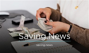 Saving.News - Creative brandable domain for sale