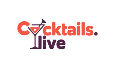 Cocktails.Live - Creative brandable domain for sale