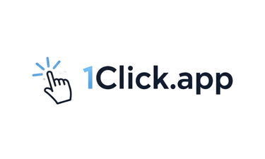 1Click.app - Creative brandable domain for sale