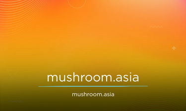 Mushroom.asia - Creative brandable domain for sale