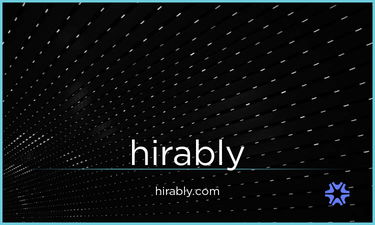Hirably.com - Creative brandable domain for sale