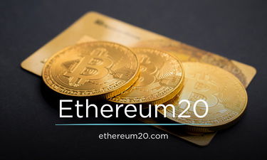 Ethereum20.com - Creative brandable domain for sale