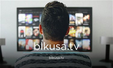 BLKUSA.tv - Creative brandable domain for sale