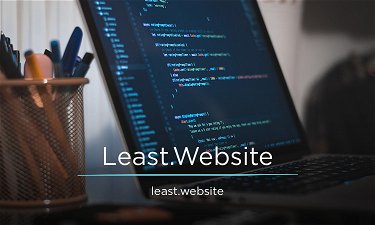 Least.Website - Creative brandable domain for sale