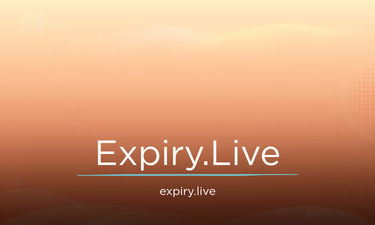 Expiry.Live - Creative brandable domain for sale