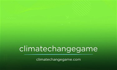 ClimateChangeGame.com - Creative brandable domain for sale