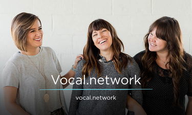 Vocal.network - Creative brandable domain for sale