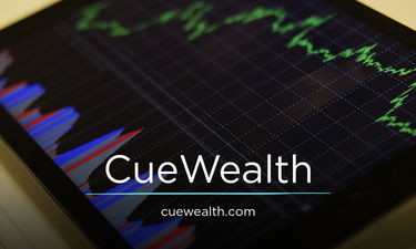 CueWealth.com - Creative brandable domain for sale