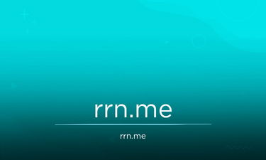 Rrn.me - Creative brandable domain for sale