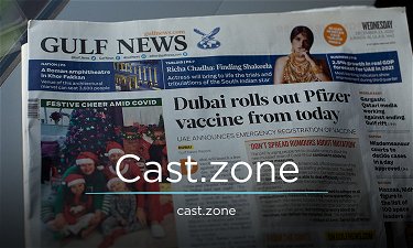 Cast.zone - Creative brandable domain for sale