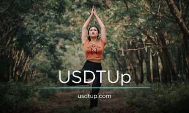USDTUp.com - Creative brandable domain for sale