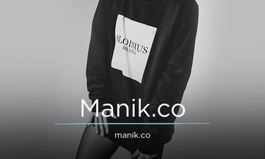 Manik.co - Creative brandable domain for sale