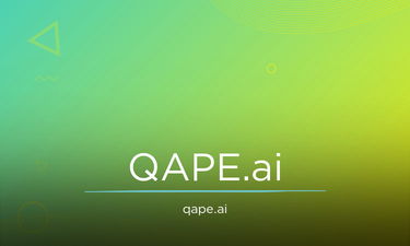 QAPE.ai - Creative brandable domain for sale