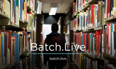 Batch.live - Creative brandable domain for sale