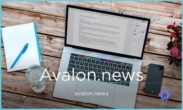 Avalon.news - Creative brandable domain for sale