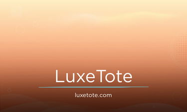 LuxeTote.com - Creative brandable domain for sale