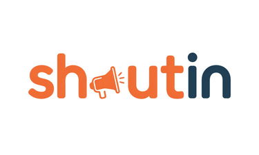 ShoutIn.com - Creative brandable domain for sale