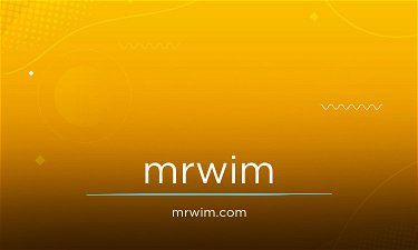 MRWIM.com - Creative brandable domain for sale