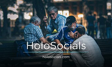 HoloSocials.com - Creative brandable domain for sale