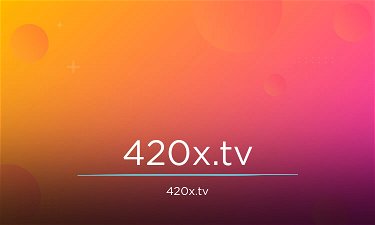 420X.tv - Creative brandable domain for sale