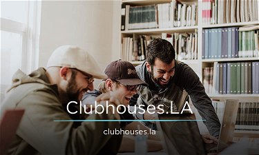 Clubhouses.LA - Creative brandable domain for sale