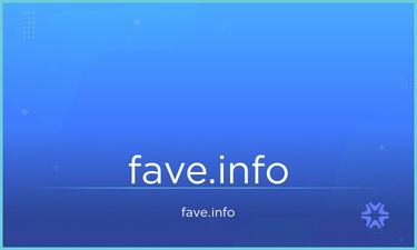 Fave.info - Creative brandable domain for sale
