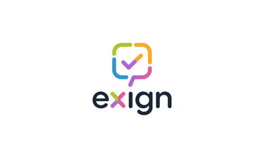Exign.com - Creative brandable domain for sale