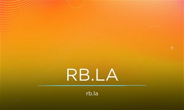 RB.LA - Creative brandable domain for sale