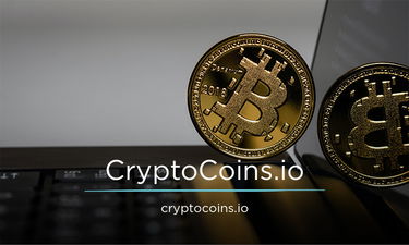 CryptoCoins.io - Creative brandable domain for sale