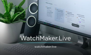 Watchmaker.Live - Creative brandable domain for sale