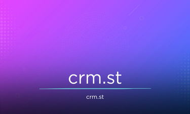Crm.st - Creative brandable domain for sale