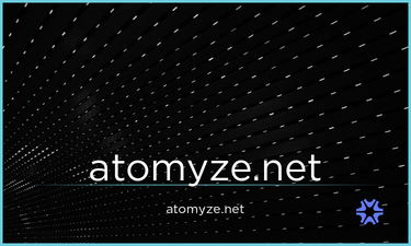 Atomyze.net - Creative brandable domain for sale