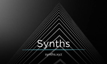 Synths.xyz - Creative brandable domain for sale