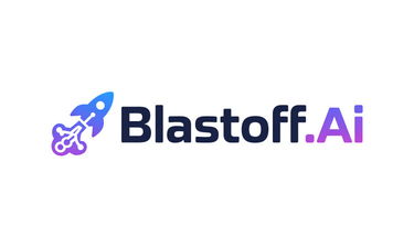 Blastoff.ai - Creative brandable domain for sale