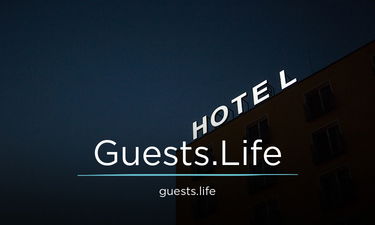 Guests.Life - Creative brandable domain for sale