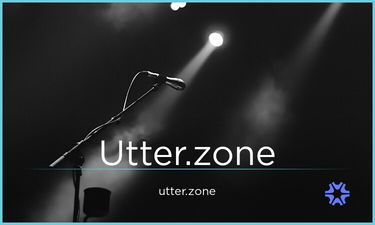 Utter.zone - Creative brandable domain for sale